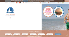 Desktop Screenshot of apartamentosplaya-golf.com